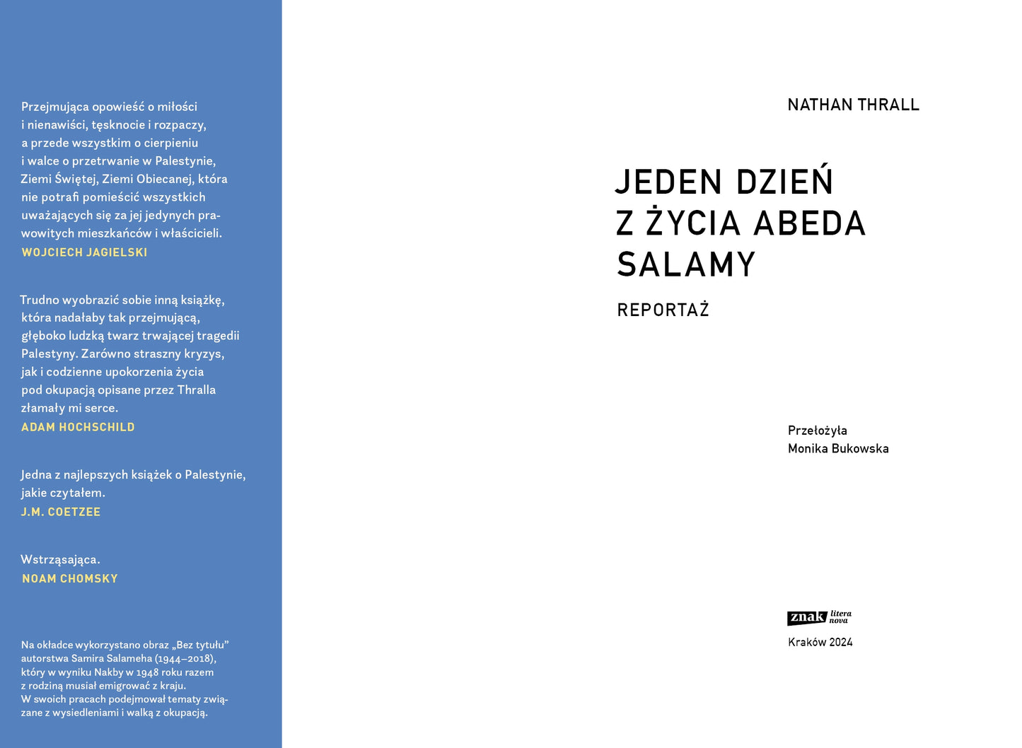 Jeden dzień z życia Abeda Salamy. Reportaż