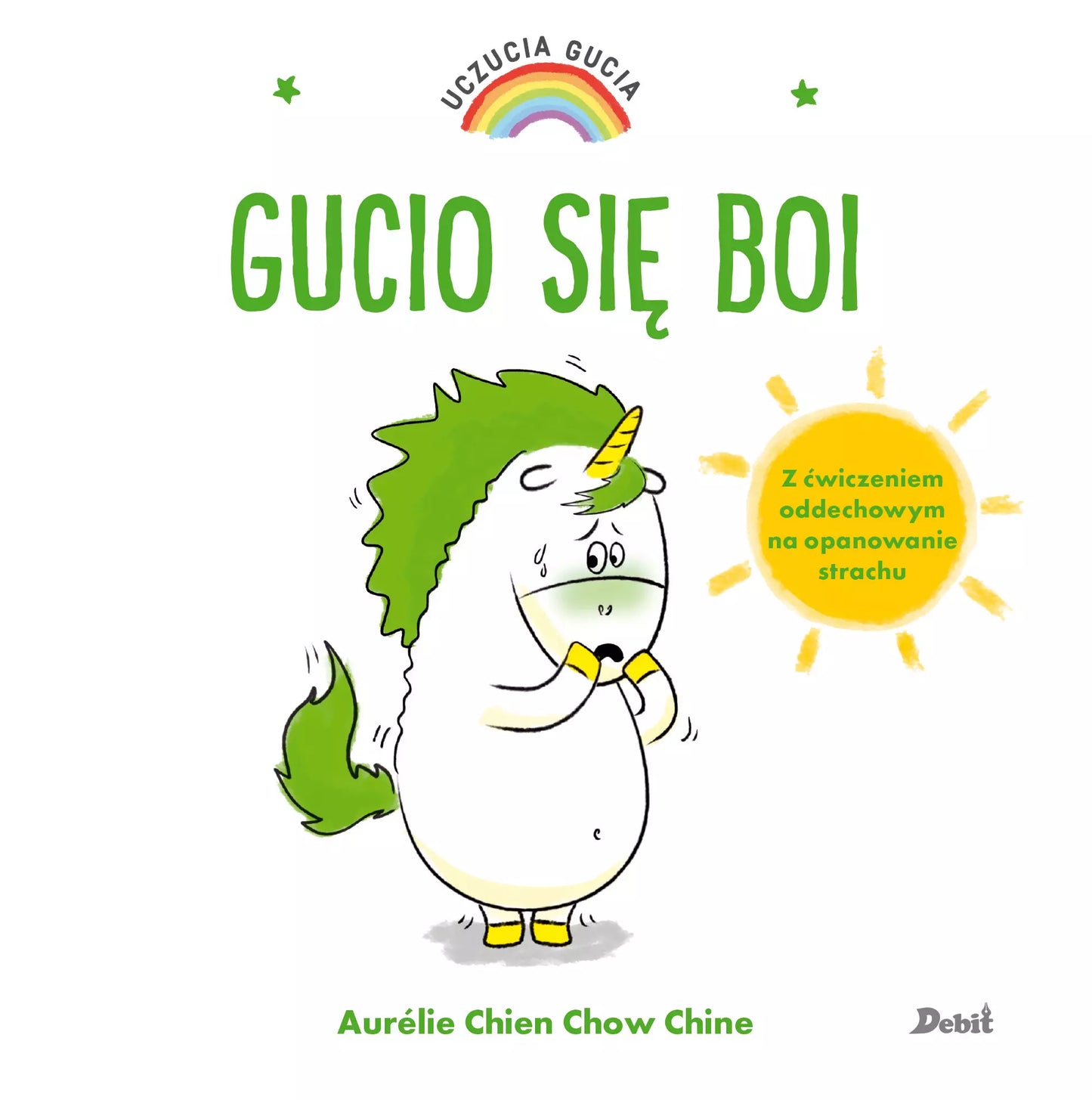 Uczucia Gucia. Gucio się boi