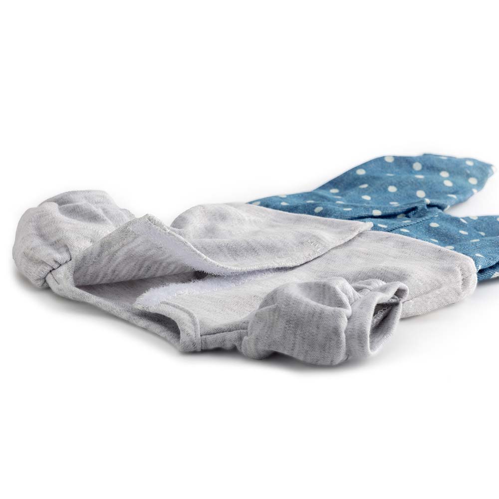 Jeansy i t-shirt dla lalki 36-40 cm, zabawa w przebieranie ubranka Skrallan