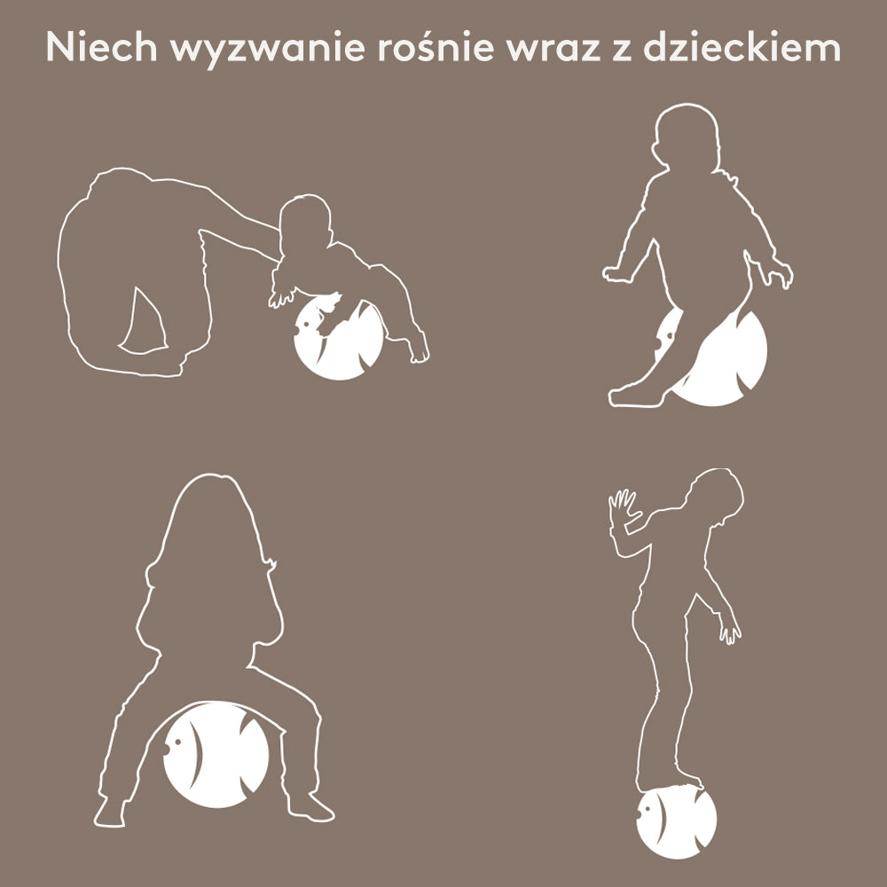 Ryba Green Haze zabawka sensoryczna ruchowa balans dla dzieci bObles