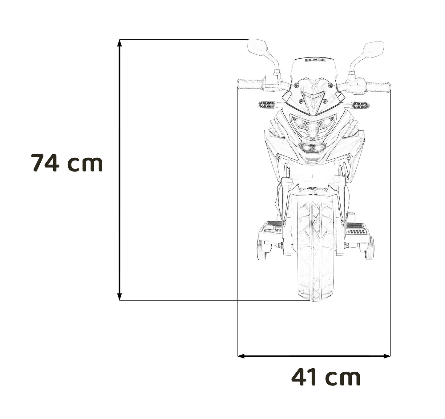 Motor Honda NC750X Różowy