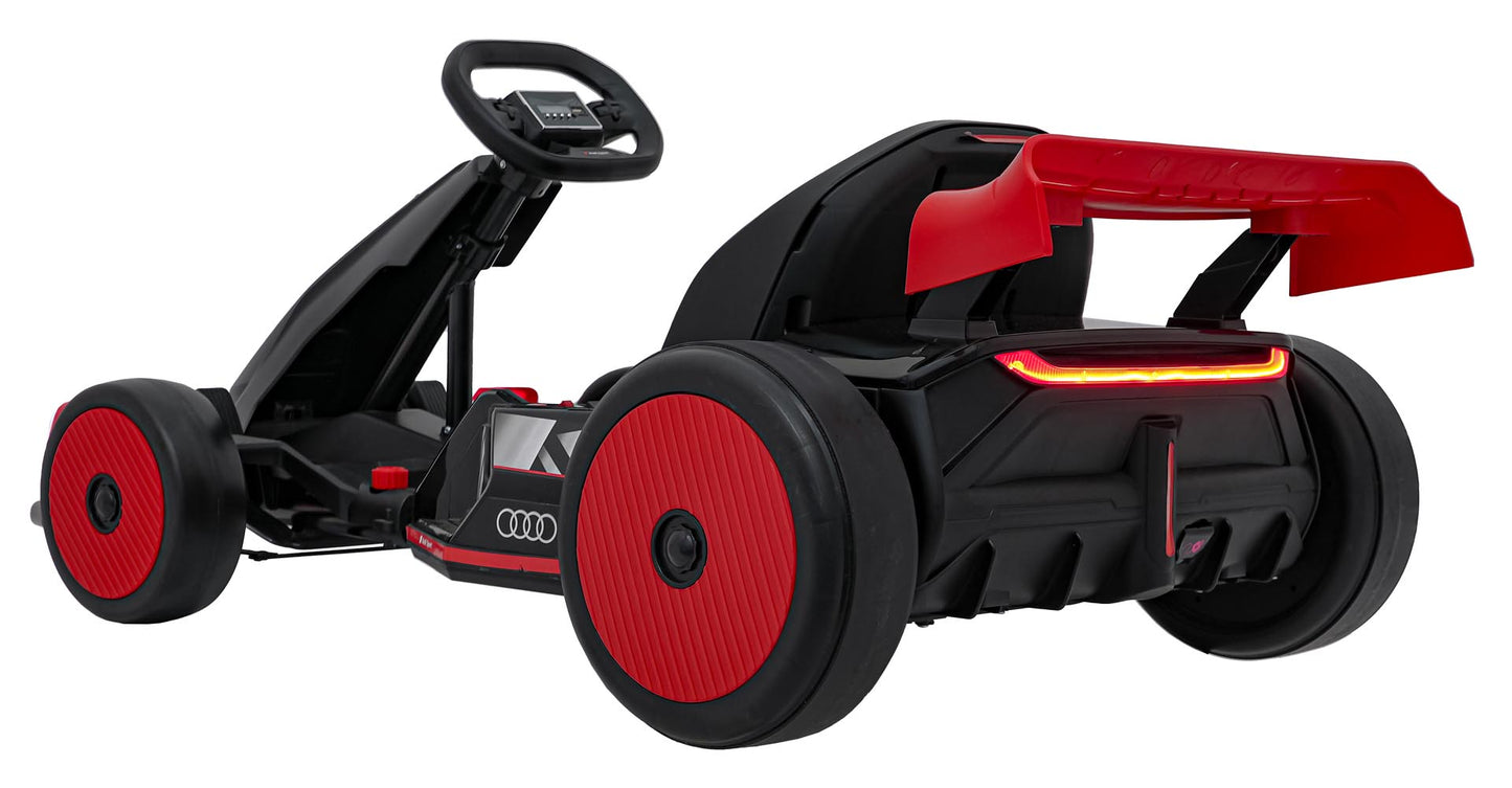 Pojazd Gokart Audi z Funkcją Driftu Czerwony