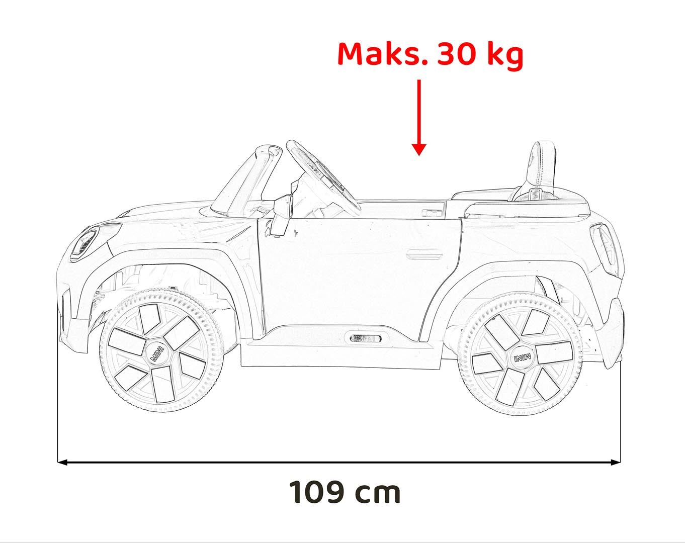 Pojazd Mini Concept Aceman Czarny
