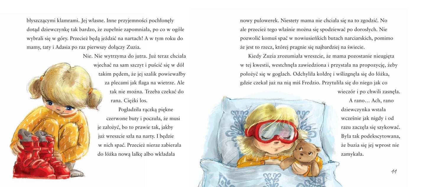Zuzia na nartach