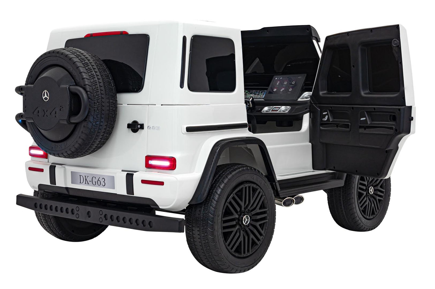 Pojazd Mercedes Benz G63 AMG XXL STRONG MP4 Biały