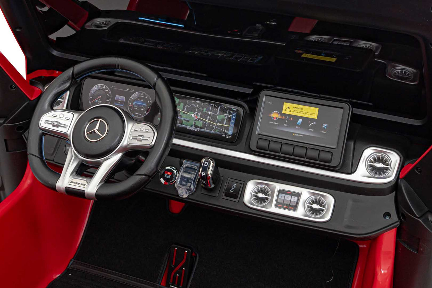Pojazd Mercedes Benz G63 AMG XXL STRONG Czerwony