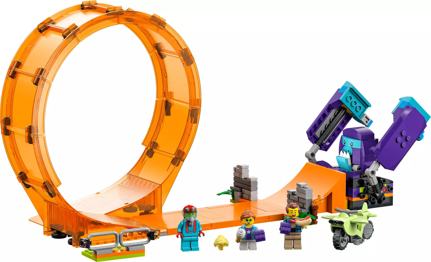 LEGO City Kaskaderska pętla i szympans demolka 60338