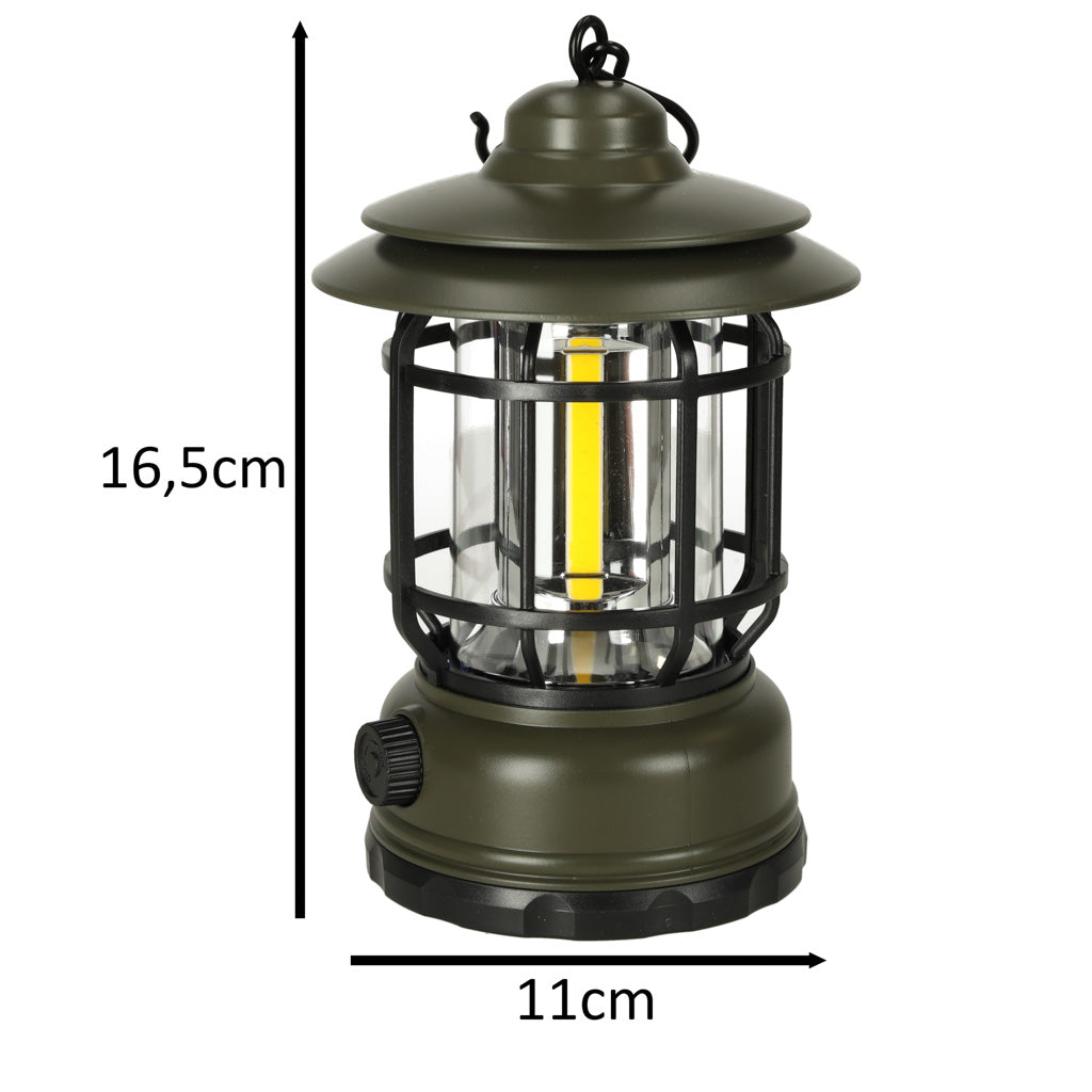 Lampa ogrodowa kempingowa na biwak z uchwytem piknik akumulatorowa USB