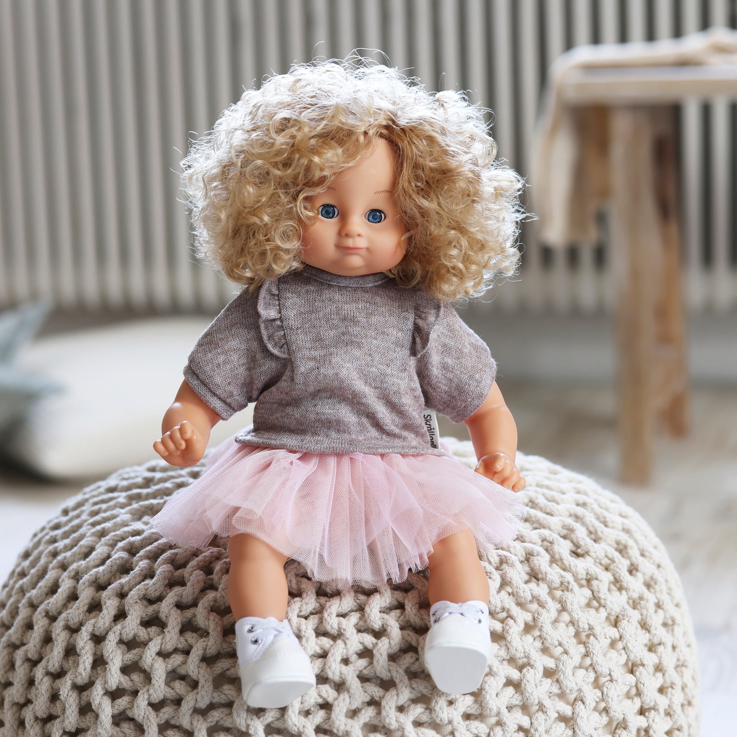 Spódniczka Tutu z tiulu dla lalki 36-40 cm, ubranka dla lalek Skrallan