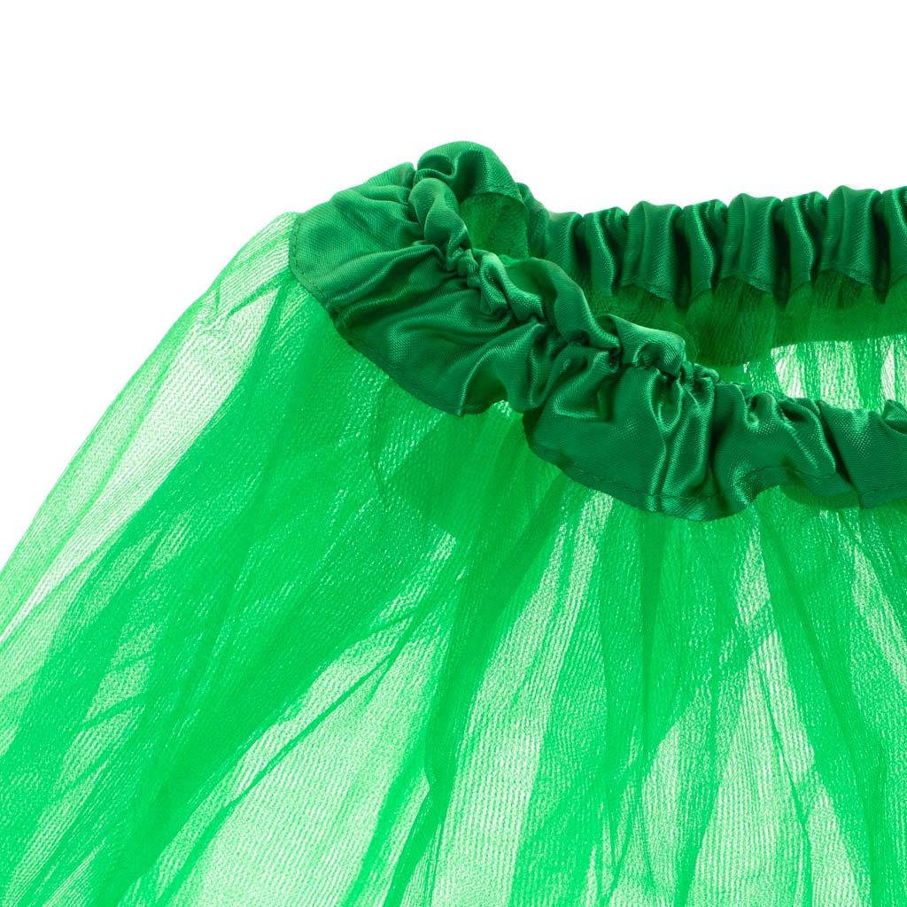 Spódniczka tiulowa tutu kostium strój karnawałowy przebranie zielona