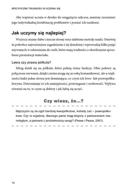 Specyficzne trudności w uczeniu się. Niezbędnik nauczyciela