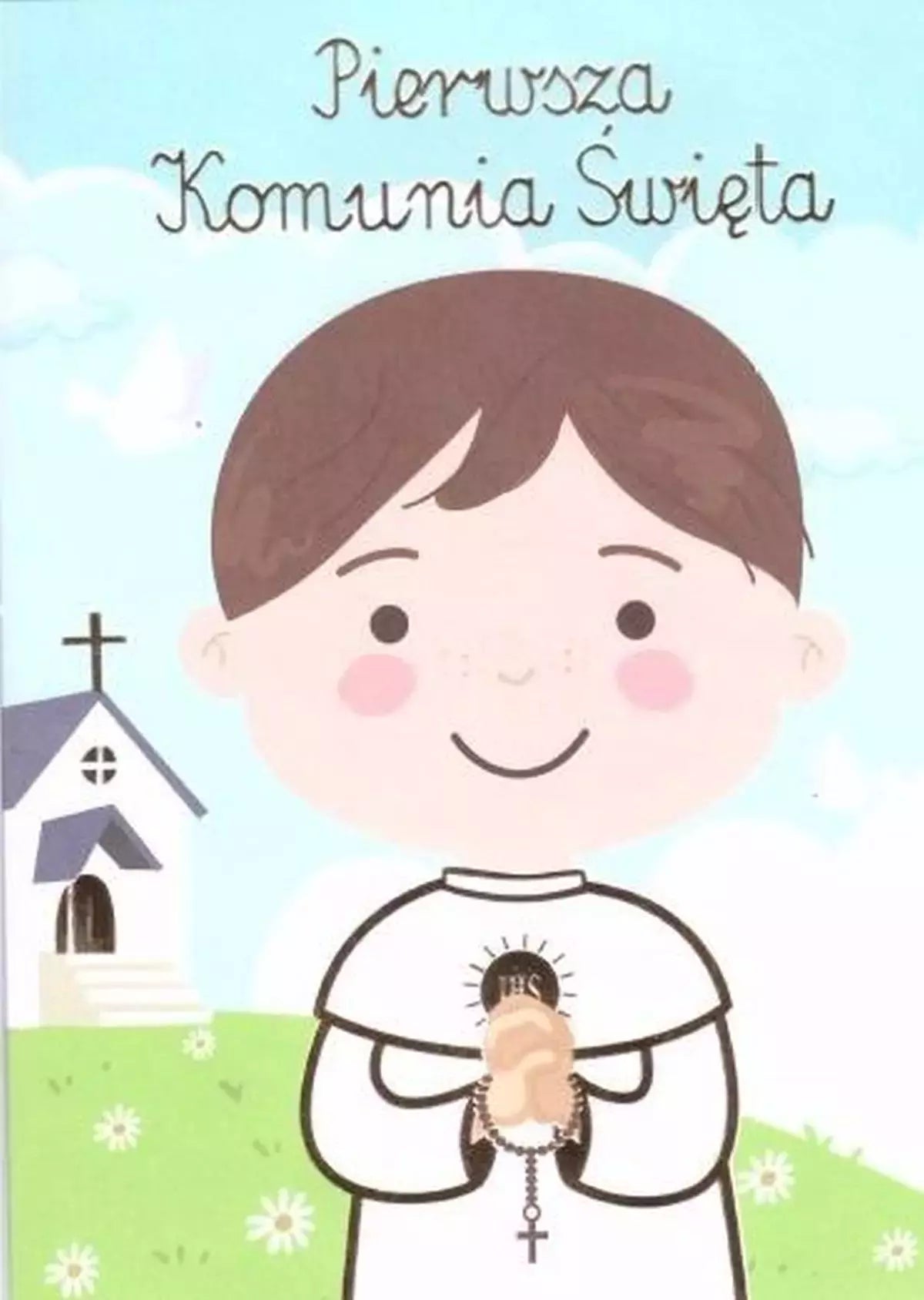 Karnet komunijny, chłopiec