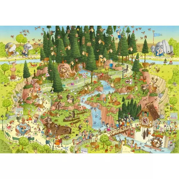 Leśne ZOO. Puzzle 1000 elementów