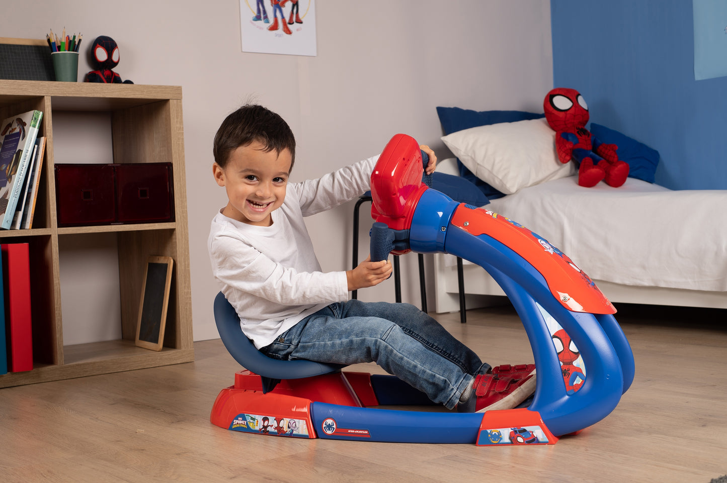 Smoby Symulator jazdy Spidey ze światłem i dźwiękiem
