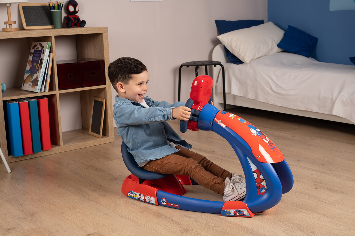 Smoby Symulator jazdy Spidey ze światłem i dźwiękiem