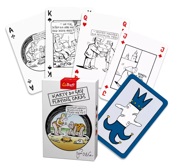 Karty do gry. Playing cards. Mleczko