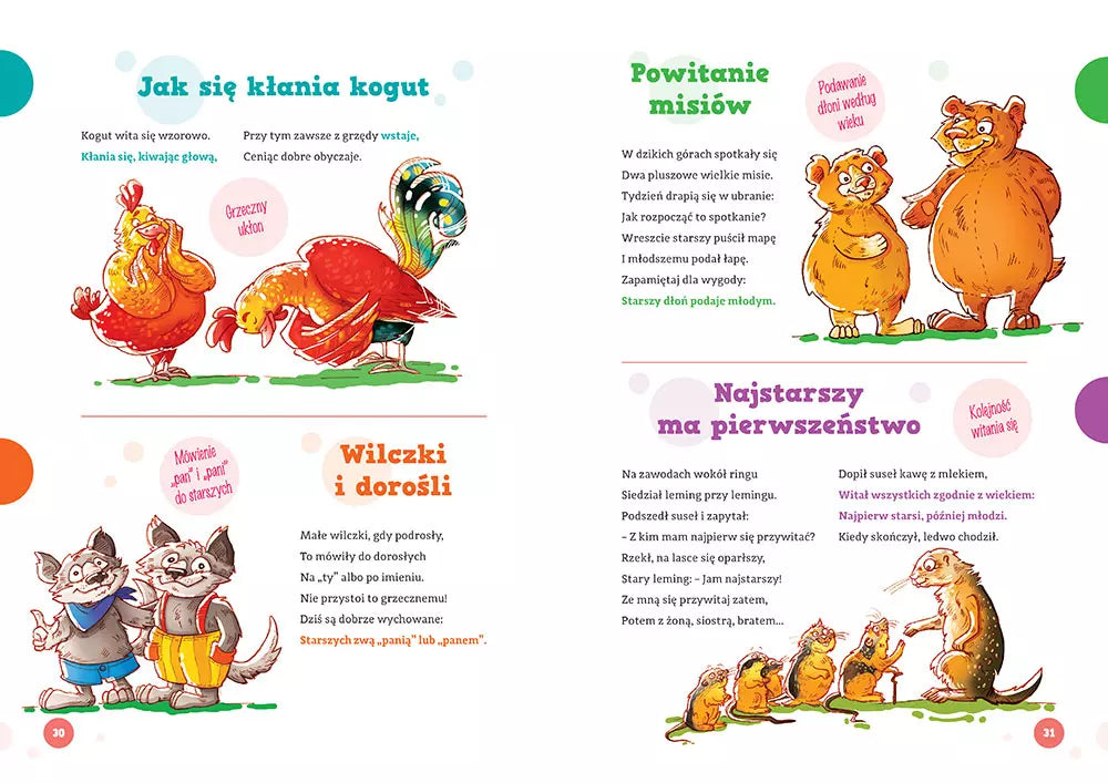 Dobre maniery na wesoło. Wierszyki dla dzieci