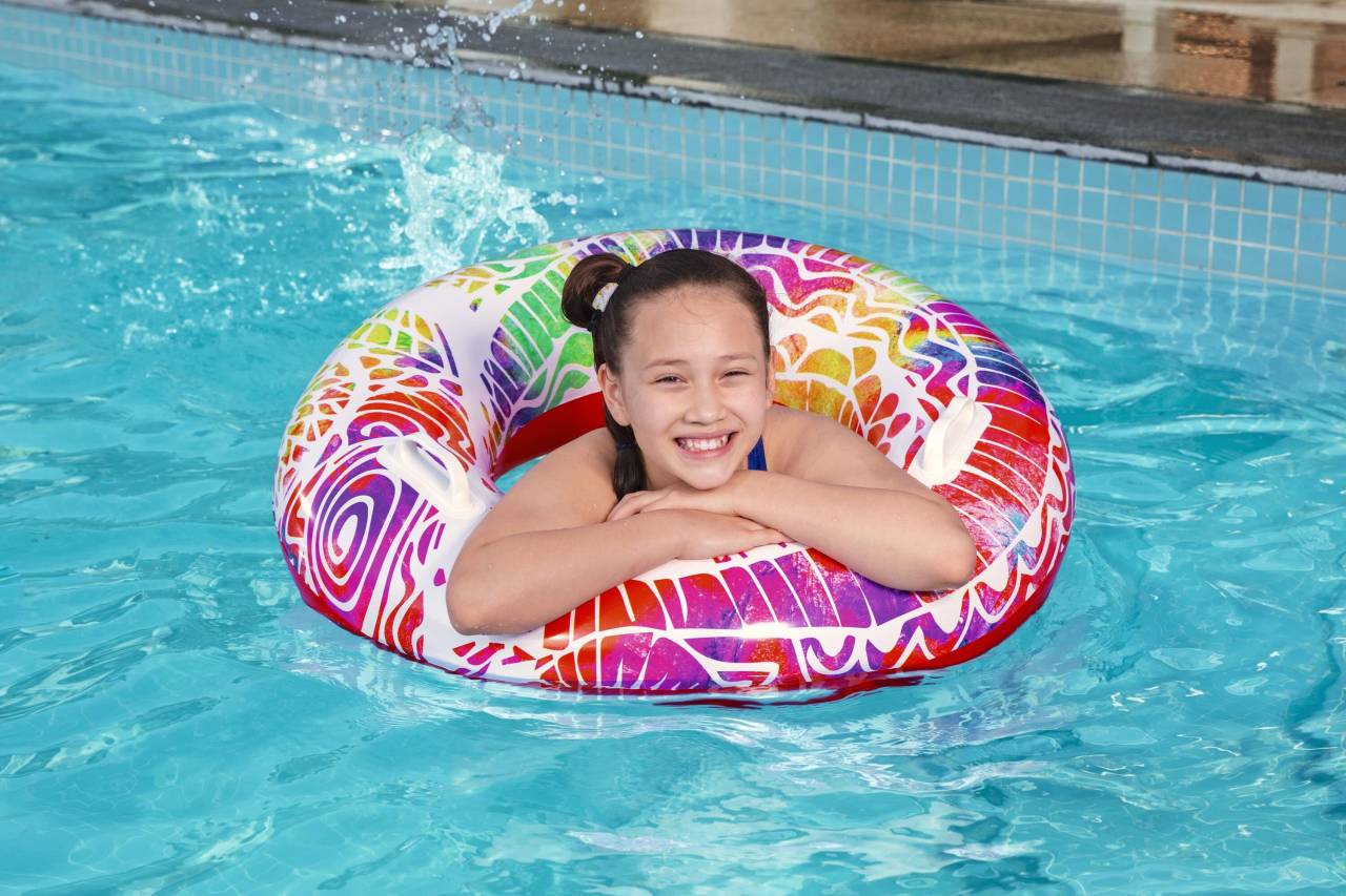 Koło do Pływania 91 cm BESTWAY Czerwone - www.zabawki - sensoryczne.pl