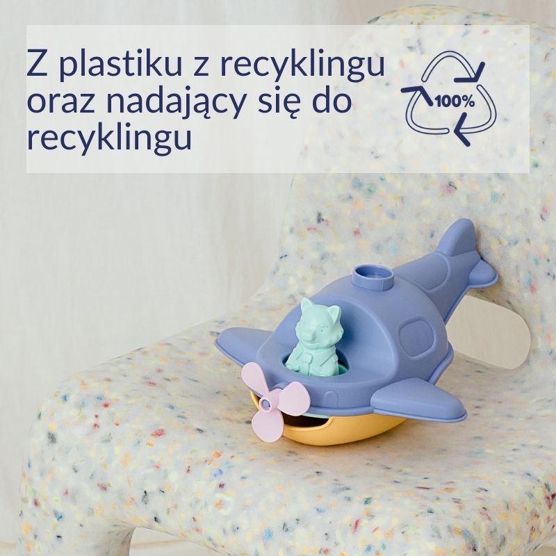 Mój pierwszy wodolot 2 w 1 niebieski zabawka dla dzieci Le Jouet Simple
