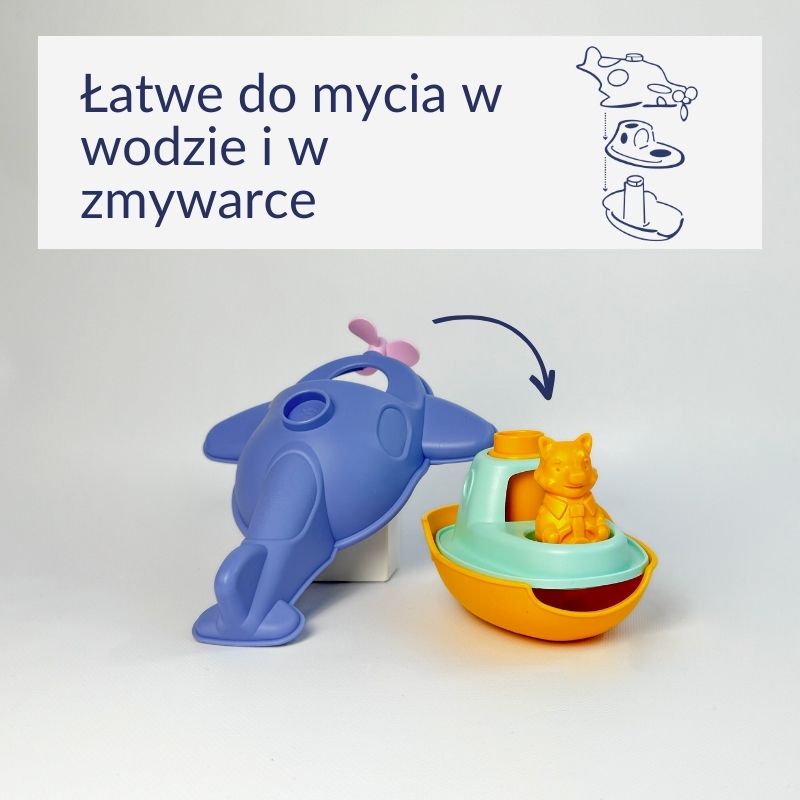 Mój pierwszy wodolot 2 w 1 niebieski zabawka dla dzieci Le Jouet Simple