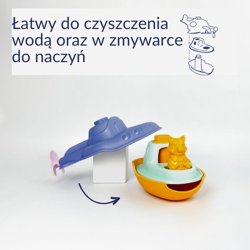 Mój pierwszy wodolot 2 w 1 niebieski zabawka dla dzieci Le Jouet Simple