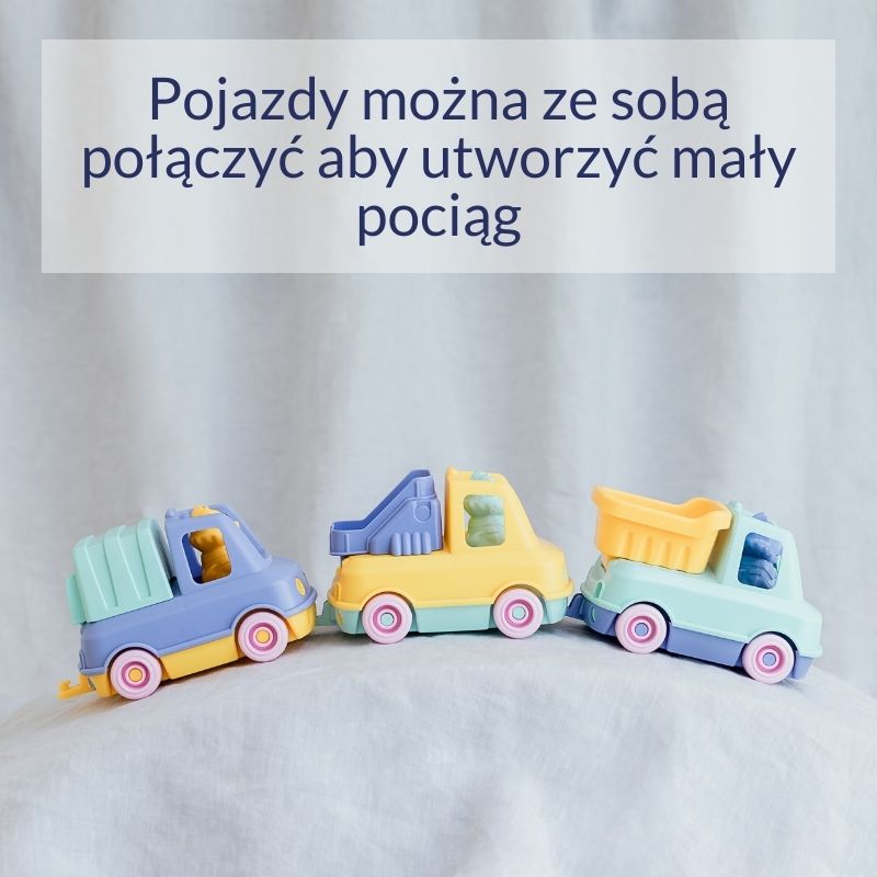 Samochody straż pożarna śmieciarka zestaw zabawka dzieci Le Jouet Simple