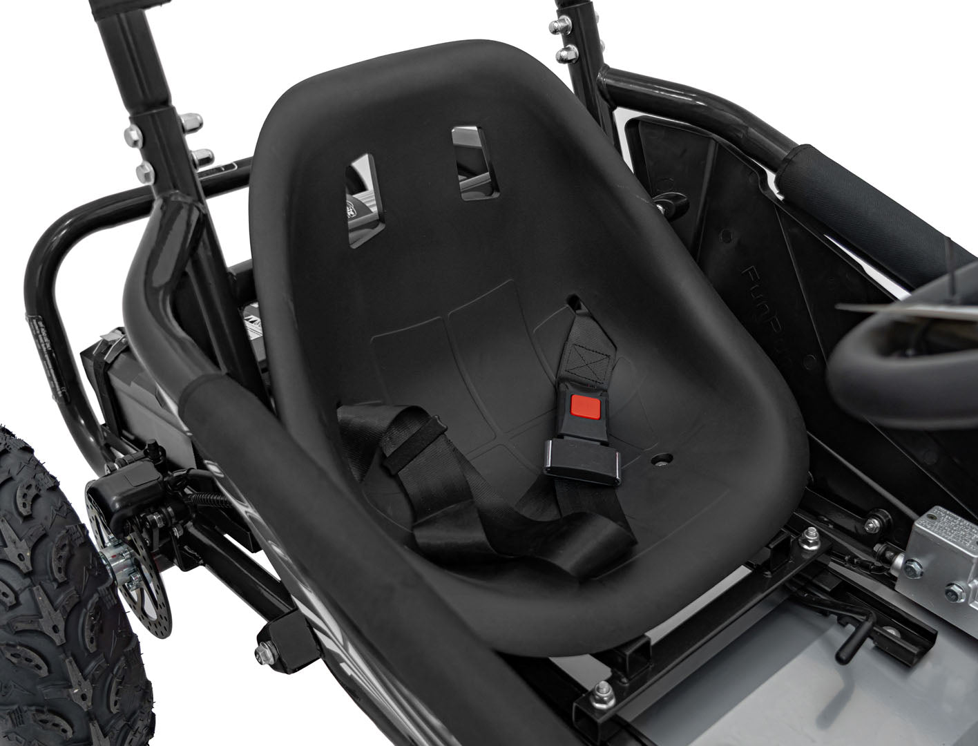 Pojazd Gokart Elektryczny MAIGHTY Czarny - www.zabawki - sensoryczne.pl