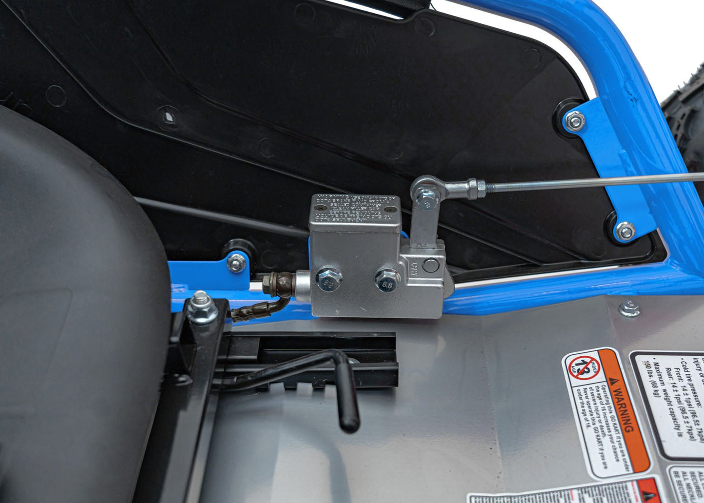 Pojazd Gokart Elektryczny MAIGHTY Niebieski - www.zabawki - sensoryczne.pl