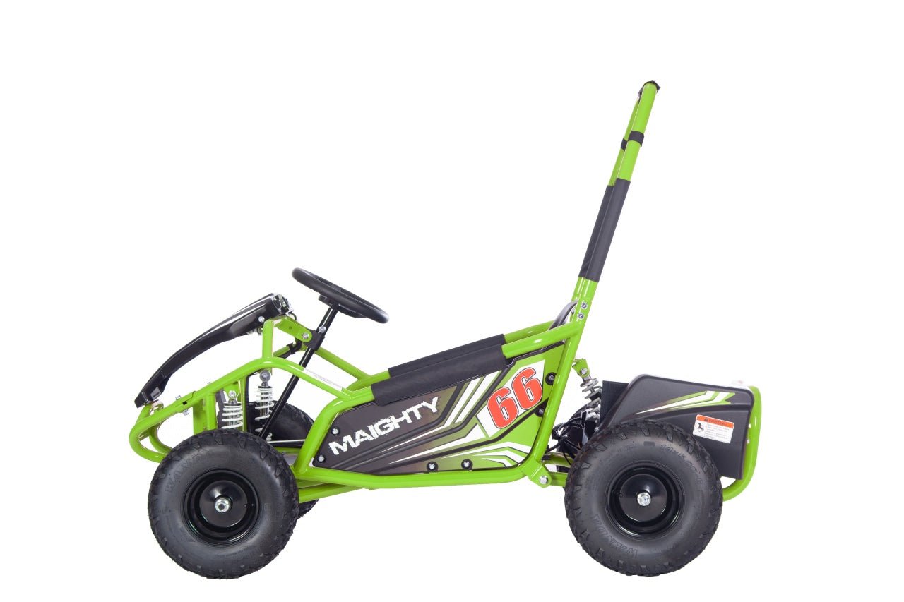 Pojazd Gokart Elektryczny MAIGHTY Zielony - www.zabawki - sensoryczne.pl