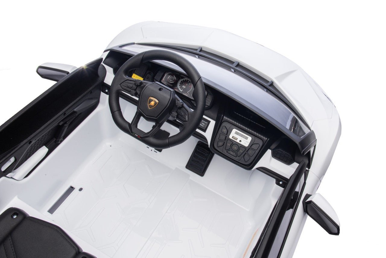 Pojazd Lamborghini Revuelto XL Biały - www.zabawki - sensoryczne.pl