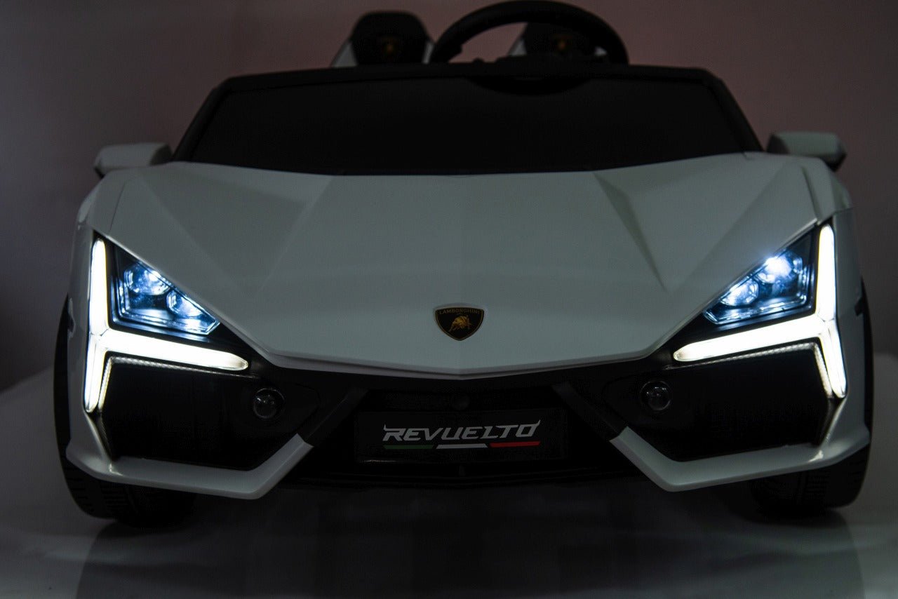 Pojazd Lamborghini Revuelto XL Biały - www.zabawki - sensoryczne.pl