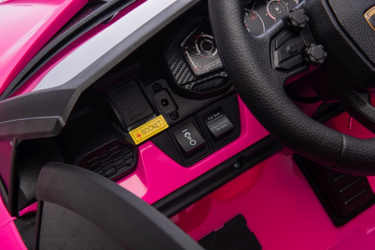 Pojazd Lamborghini Revuelto XL Różowy - www.zabawki - sensoryczne.pl