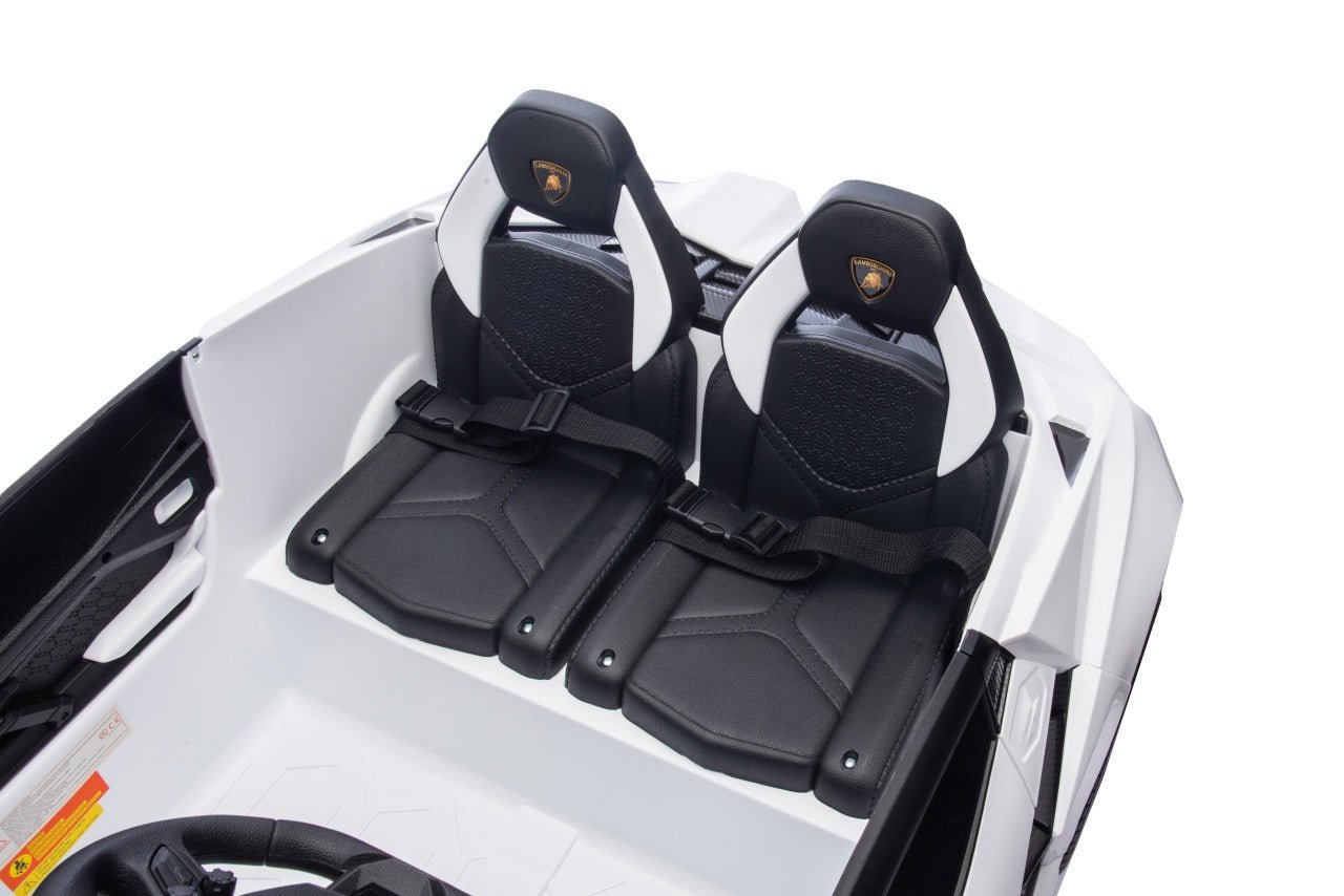 Pojazd Lamborghini Revuelto XL STRONG Biały - www.zabawki - sensoryczne.pl