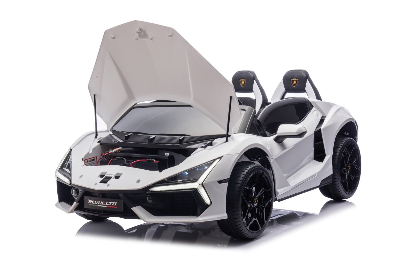 Pojazd Lamborghini Revuelto XL STRONG Biały - www.zabawki - sensoryczne.pl