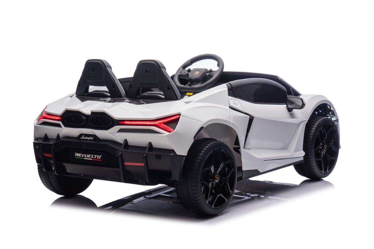 Pojazd Lamborghini Revuelto XL STRONG Biały - www.zabawki - sensoryczne.pl