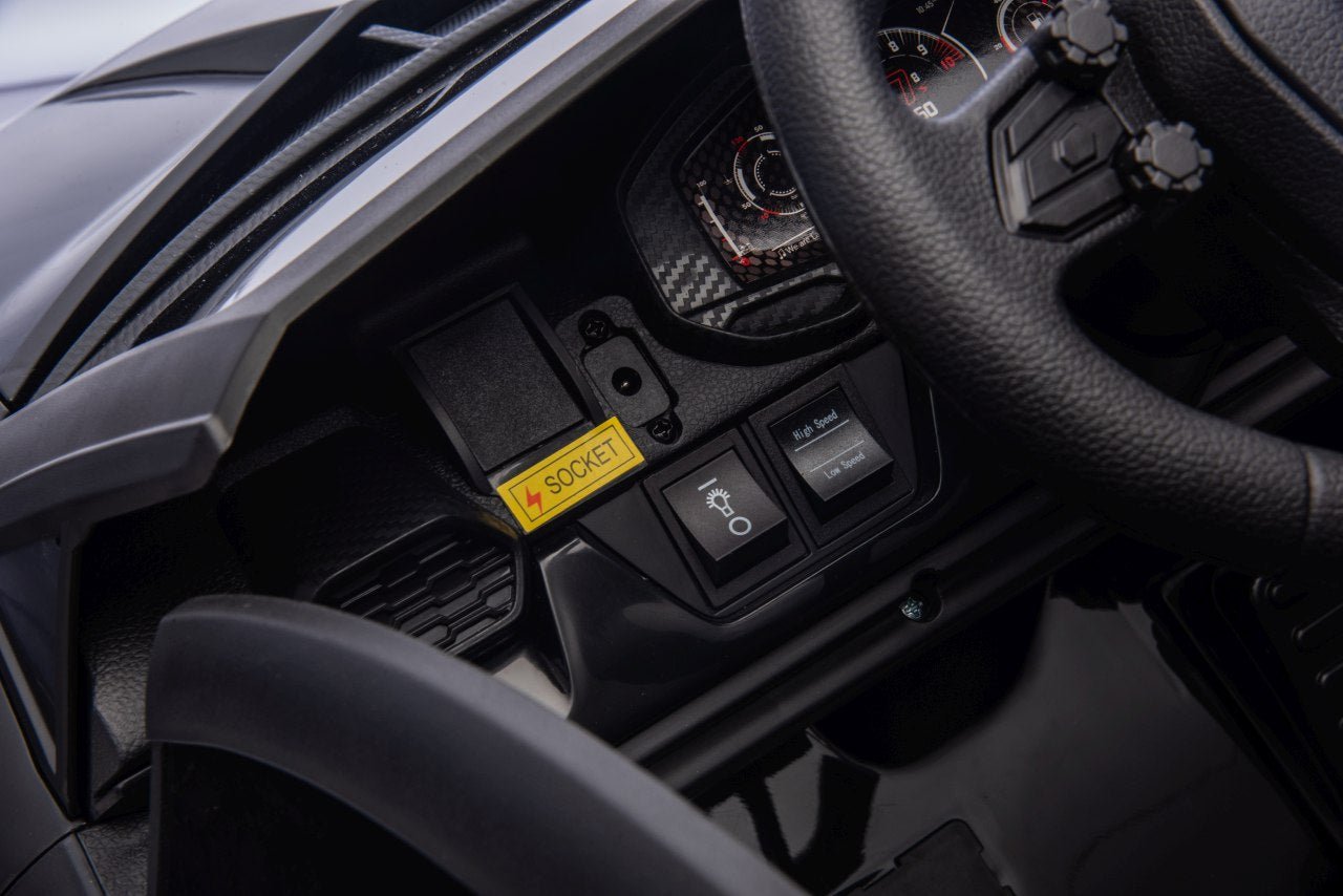 Pojazd Lamborghini Revuelto XL STRONG Czarny - www.zabawki - sensoryczne.pl