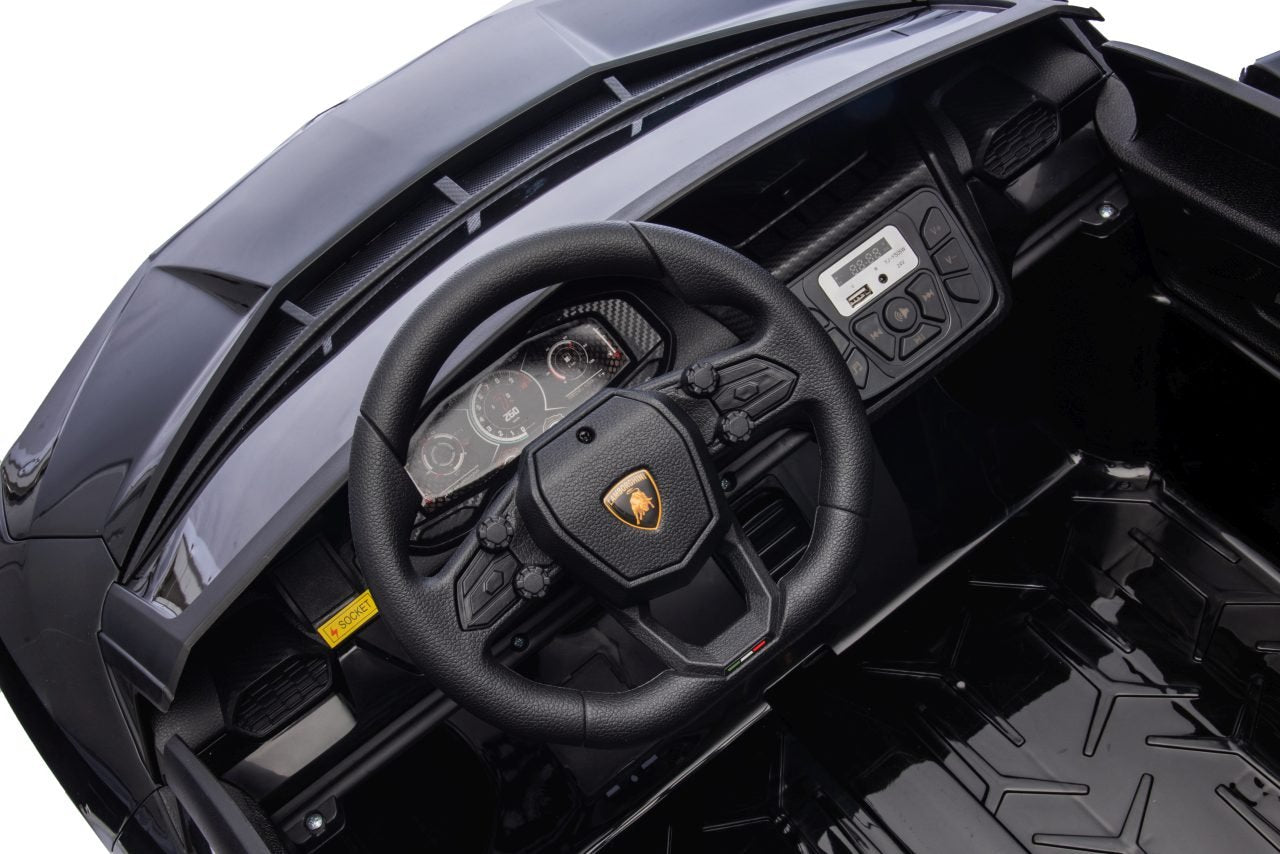 Pojazd Lamborghini Revuelto XL STRONG Czarny - www.zabawki - sensoryczne.pl