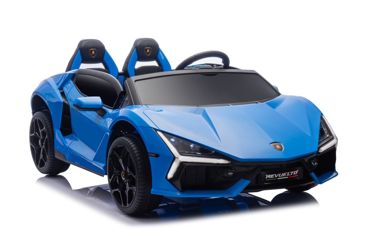 Pojazd Lamborghini Revuelto XL STRONG Niebieski - www.zabawki - sensoryczne.pl