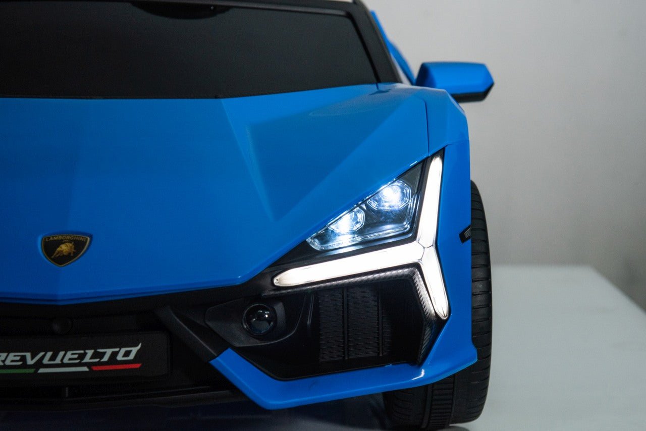 Pojazd Lamborghini Revuelto XL STRONG Niebieski - www.zabawki - sensoryczne.pl