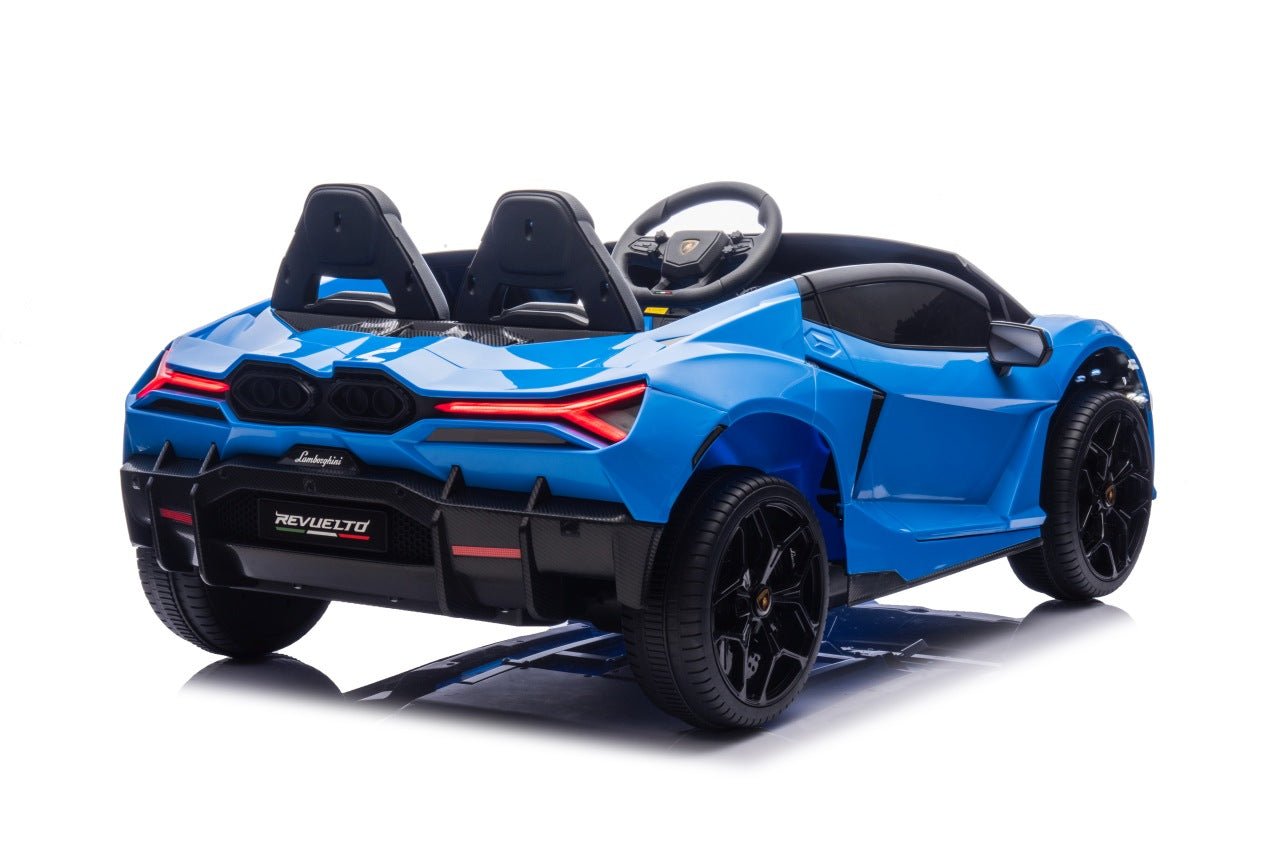 Pojazd Lamborghini Revuelto XL STRONG Niebieski - www.zabawki - sensoryczne.pl