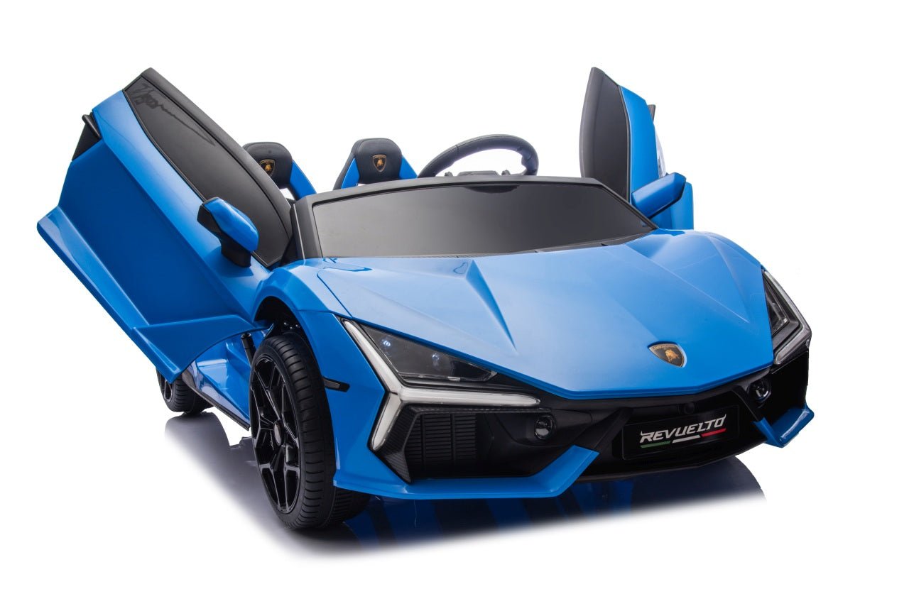 Pojazd Lamborghini Revuelto XL STRONG Niebieski - www.zabawki - sensoryczne.pl