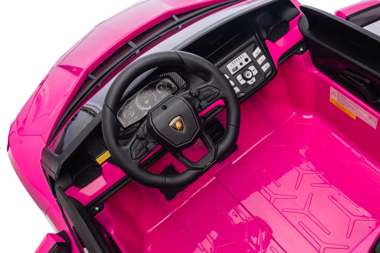 Pojazd Lamborghini Revuelto XL STRONG Różowy - www.zabawki - sensoryczne.pl