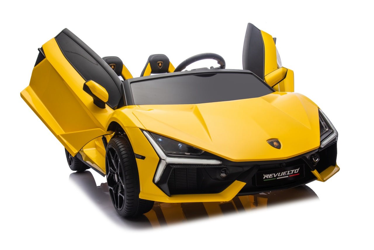 Pojazd Lamborghini Revuelto XL STRONG Żółty - www.zabawki - sensoryczne.pl