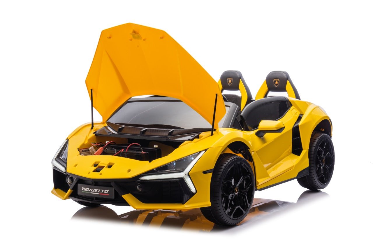 Pojazd Lamborghini Revuelto XL STRONG Żółty - www.zabawki - sensoryczne.pl