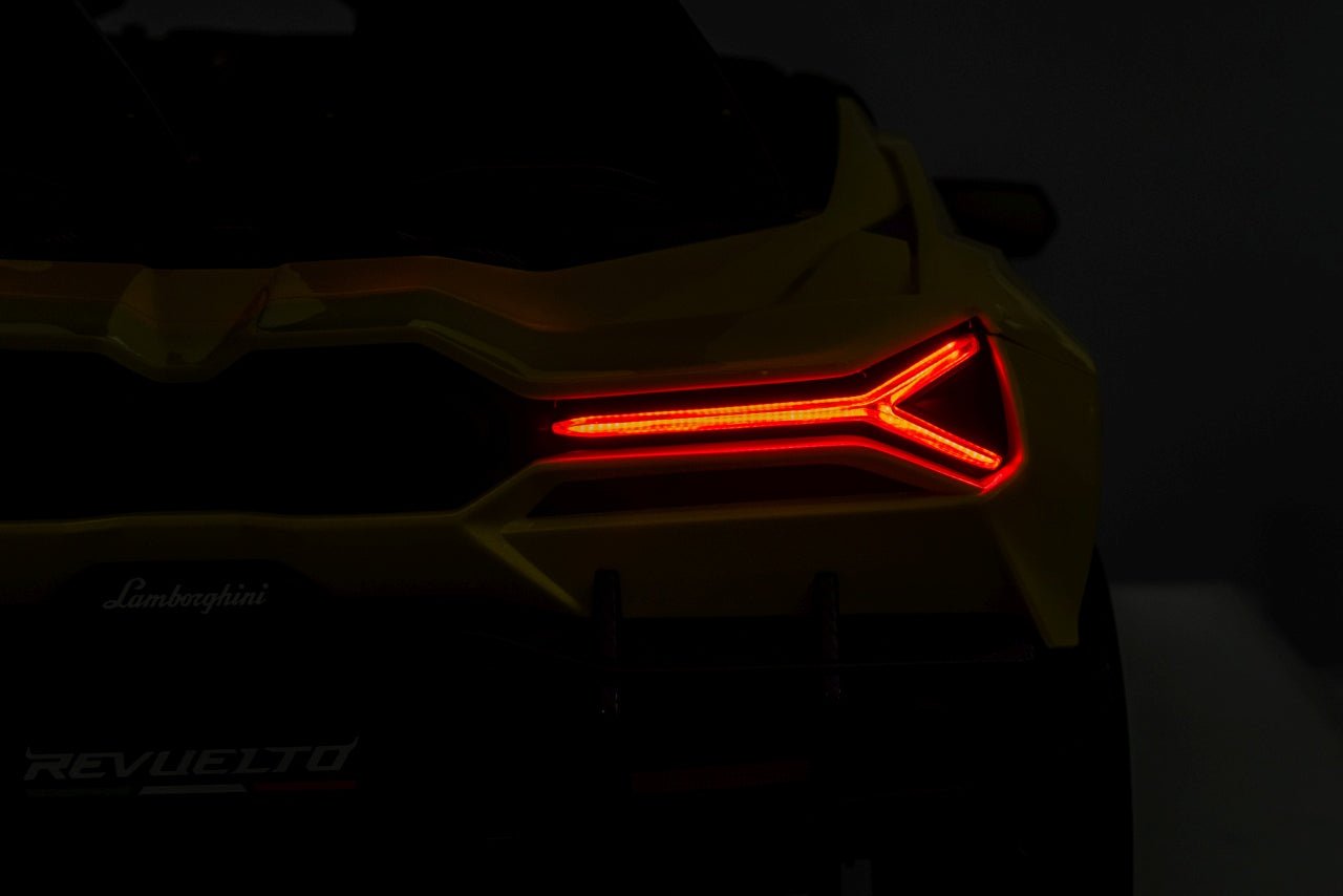 Pojazd Lamborghini Revuelto XL STRONG Żółty - www.zabawki - sensoryczne.pl