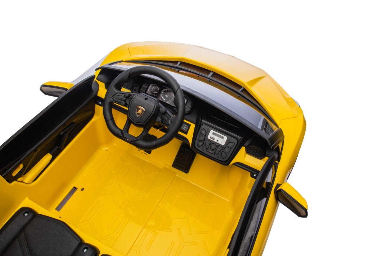 Pojazd Lamborghini Revuelto XL STRONG Żółty - www.zabawki - sensoryczne.pl