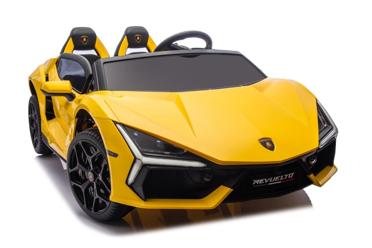 Pojazd Lamborghini Revuelto XL STRONG Żółty - www.zabawki - sensoryczne.pl