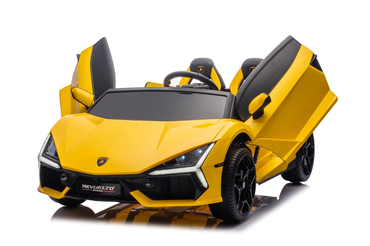 Pojazd Lamborghini Revuelto XL STRONG Żółty - www.zabawki - sensoryczne.pl