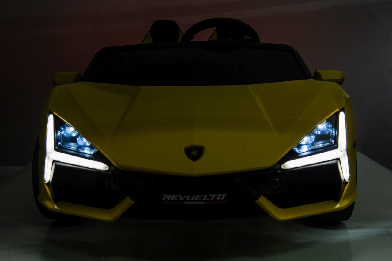 Pojazd Lamborghini Revuelto XL STRONG Żółty - www.zabawki - sensoryczne.pl