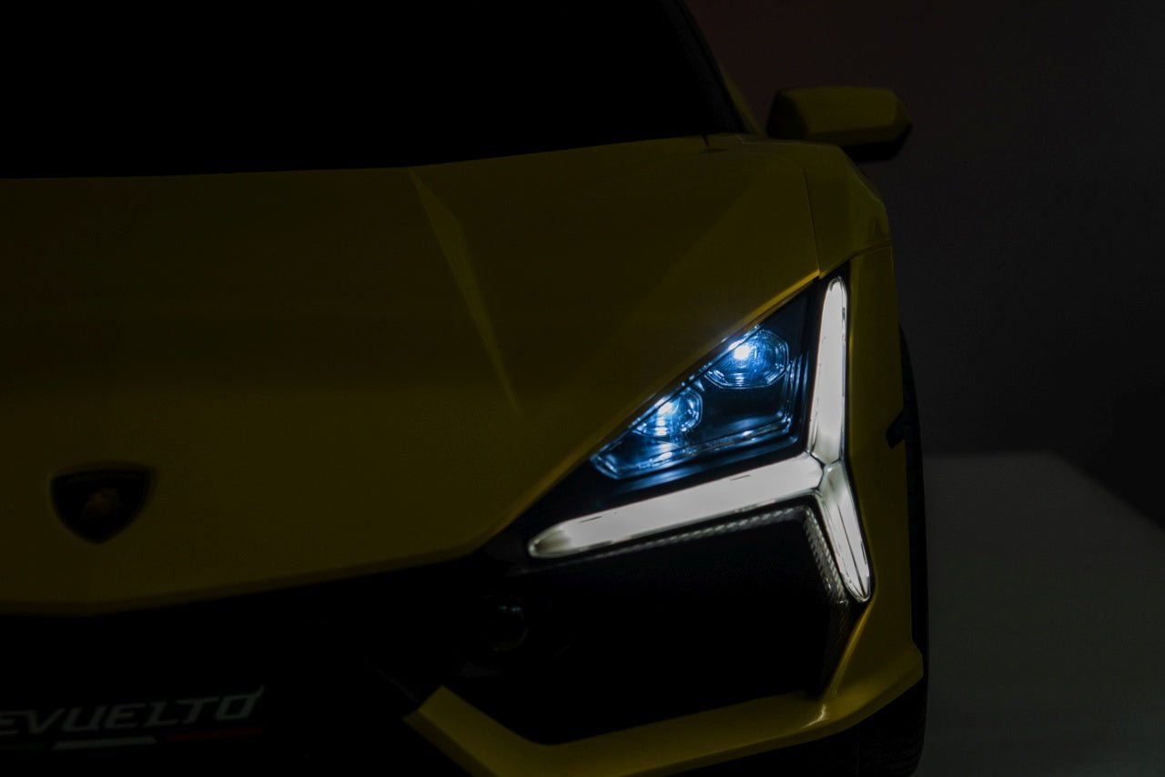 Pojazd Lamborghini Revuelto XL STRONG Żółty - www.zabawki - sensoryczne.pl